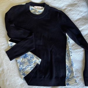 NEW Tory Burch silk wool sweater